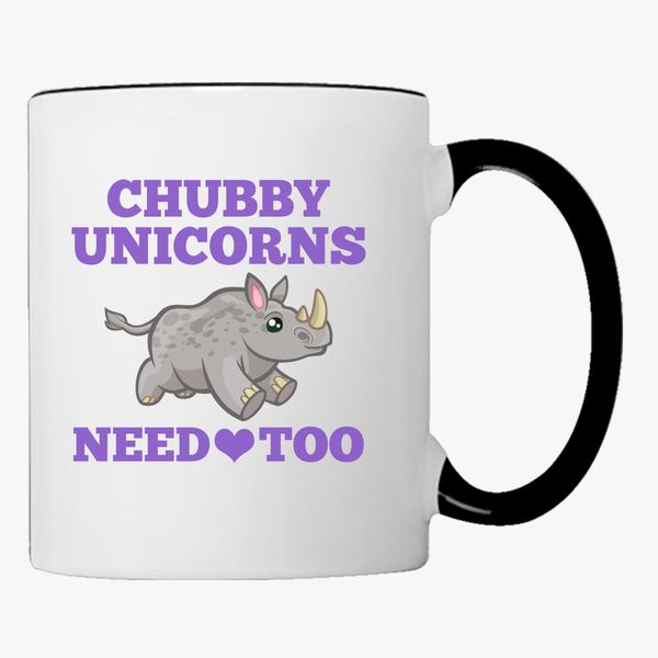 11 oz Rhinoceros Unicorn Coffee Mug. Casitika Funny Rhino Gift Mug Save the Chubby Unicorns 