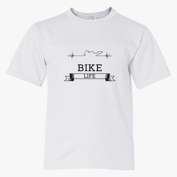 Bike Life Black Youth T Shirt Customon
