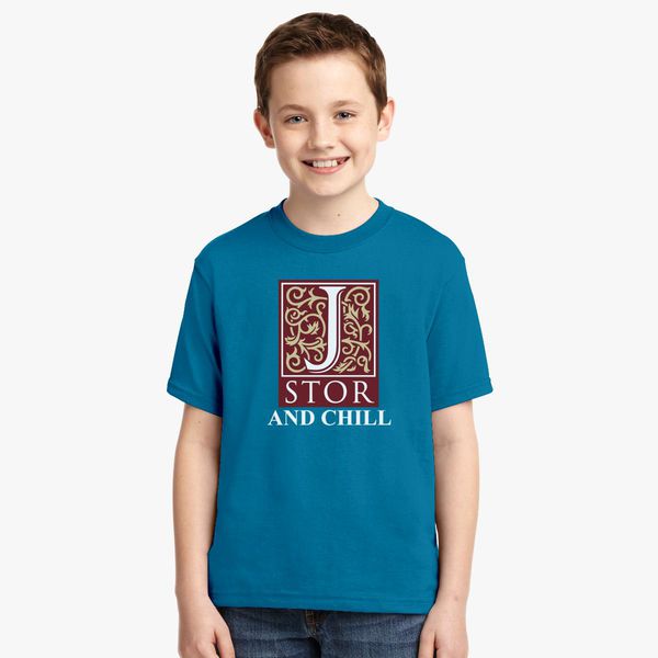Jstor And Chill Youth T Shirt Customon - ice tiger just chillin t shirt roblox