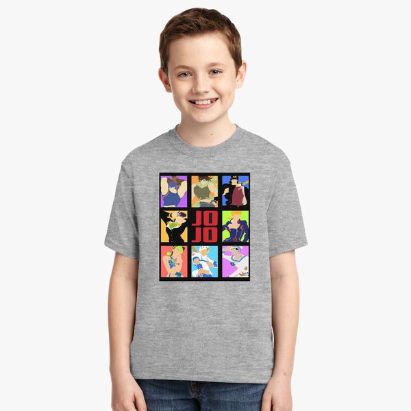 Jojo S Bizarre Adventure Youth T Shirt Customon - jojo t shirt roblox