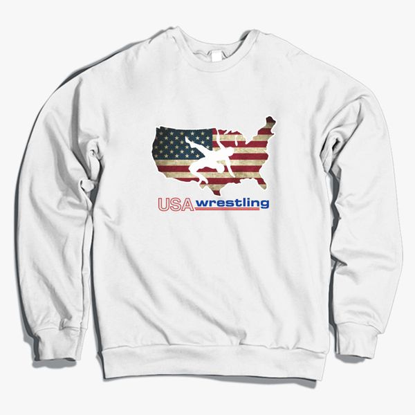 usa wrestling crewneck