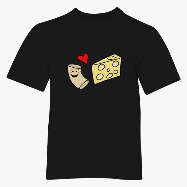 Macaroni Heart Cheese Cute Mac And Cheese Cartoon Youth T Shirt - macaroni girl roblox