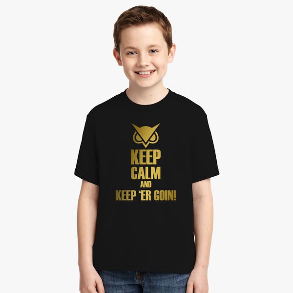 Vanoss Gaming Keep Calm And Keep Her Going Youth T Shirt Customon - vanoss shirt roblox