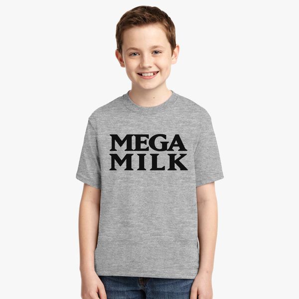 Mega Milk Youth T Shirt Customon - mega milk roblox