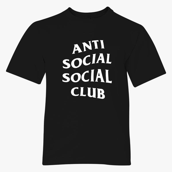 Anti Social Social Club Youth T Shirt Customon - anti social social club