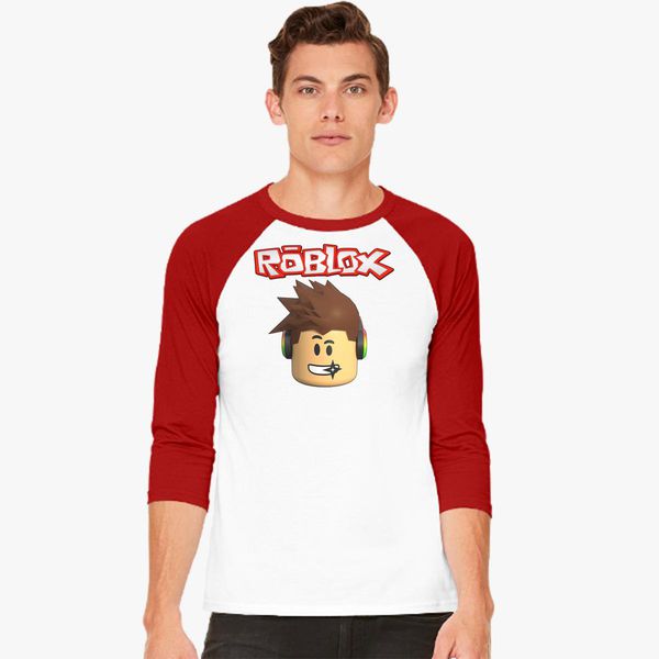 Roblox Head Baseball T Shirt Customon - roblox hacked t shirt