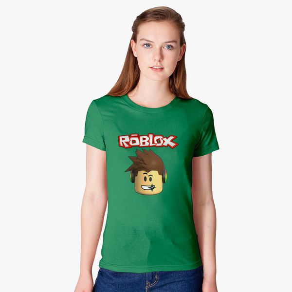 Roblox Head Women S T Shirt Customon - roblox green head