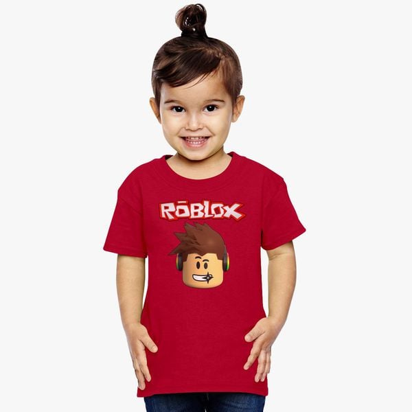 Roblox Head Toddler T Shirt Customon - roblox hair brown t shirts