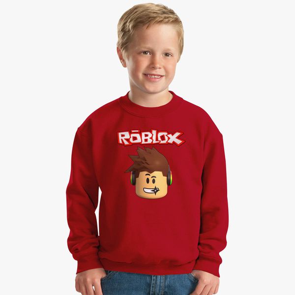 Roblox Head Kids Sweatshirt Customon - roblox head kids hoodie kidozi com