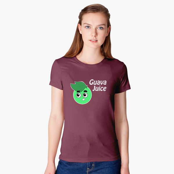Seasonals Youtuber Fanart Guava Juice Women S T Shirt Customon - guava juice roblox with marlin emoji