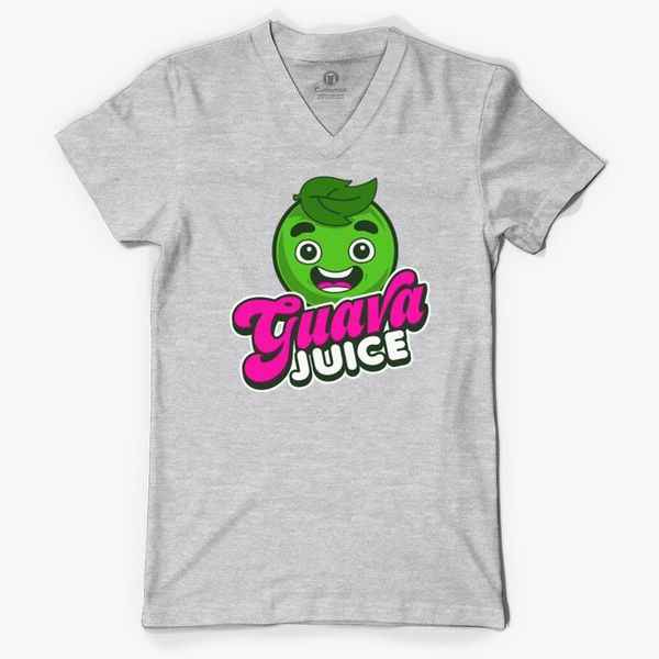 Guava Juice Roblox V Neck T Shirt Customon - roblox guava juice song