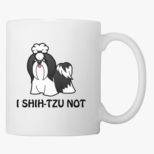 16 oz Travel Coffee Mug I Shih Tzu Not Funny 
