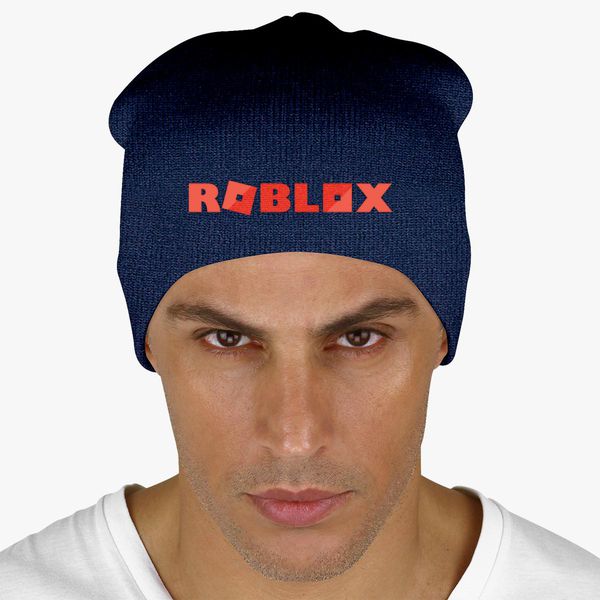 Roblox Knit Beanie Embroidered Customon - beanie roblox