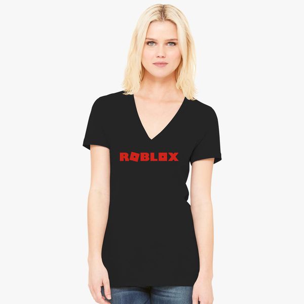 Roblox Women S V Neck T Shirt Customon
