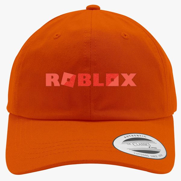 Roblox Cotton Twill Hat Embroidered Customon - roblox yellow and orange hat