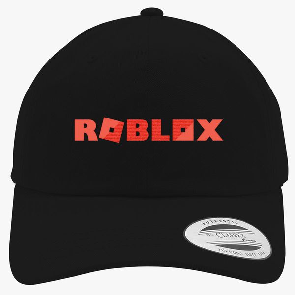 Roblox Cotton Twill Hat Embroidered Customon - roblox black cap