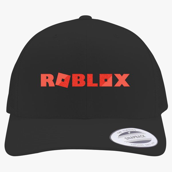 Roblox Retro Trucker Hat Embroidered Customon - roblox r cap