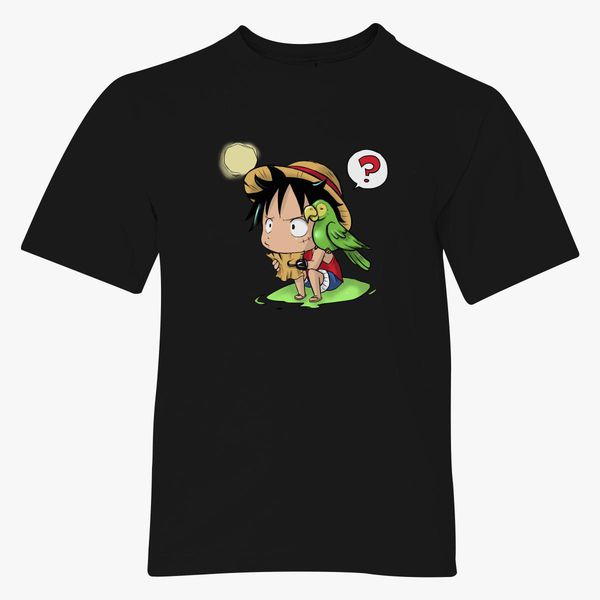 Cute Luffy One Piece Youth T Shirt Customon - t shirt sanji one piece roblox