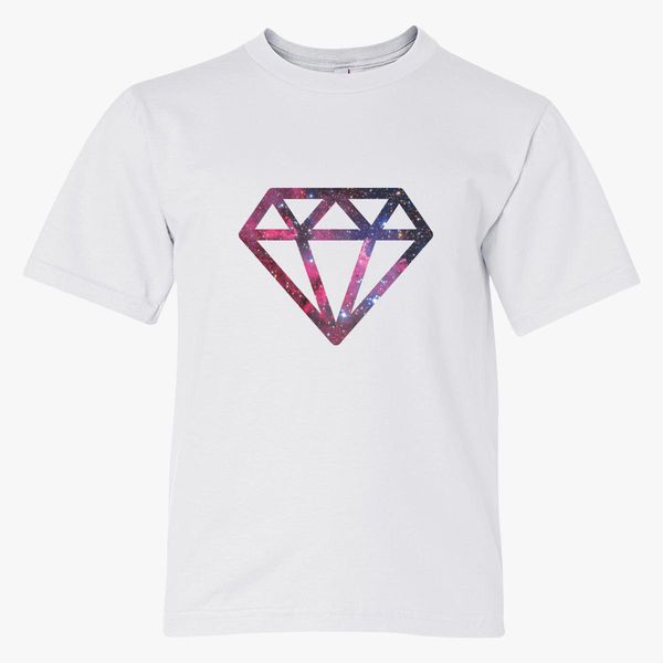 Galaxy Diamond Youth T Shirt Customon - diamond galaxy roblox logo