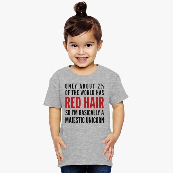 red hair t shirts