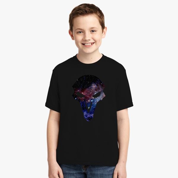 Overwatch Reaper Symbol Galaxy Youth T Shirt Customon - roblox reaper t shirt