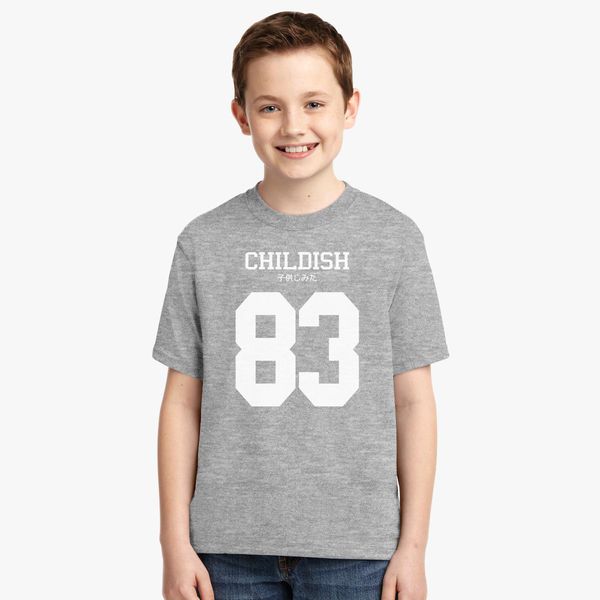 Childish Gambino 83 Youth T Shirt Customon - childish long gray hoodie roblox