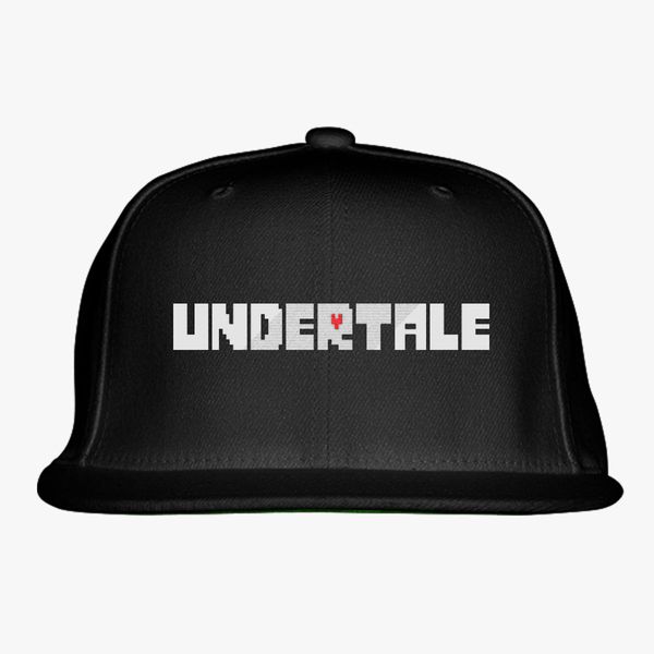 Undertale Logo Snapback Hat Embroidered Customon