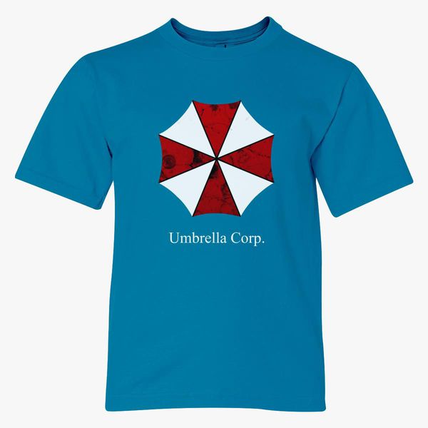 Resident Evil Umbrella Corp Youth T Shirt Customon - roblox umbrella corp