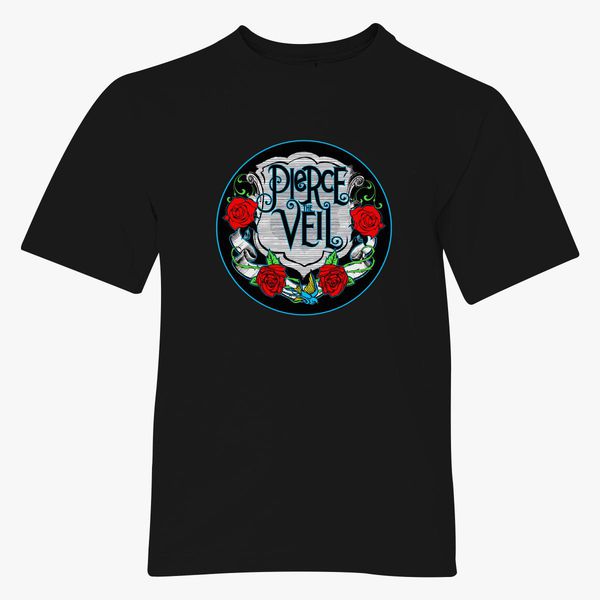 Pierce The Veil Logo Youth T Shirt Customon - pierce the veil logo roblox