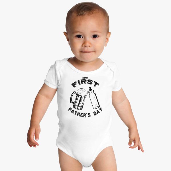 baby onesie first father's day