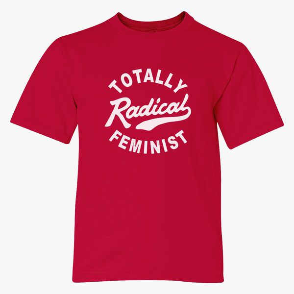 Totally Radical Feminist Youth T Shirt Customon - roblox clothes codes included radical