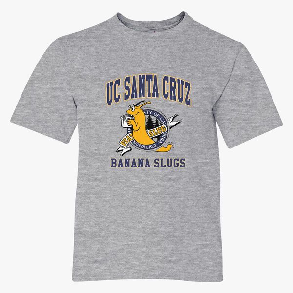Vêtements Vêtements enfant unisexe Hauts et t-shirts T-shirts T-shirts graphiques Années 90 UC Santa Cruz Banana Slugs NCAA University College t-shirt Youth Extra Large 