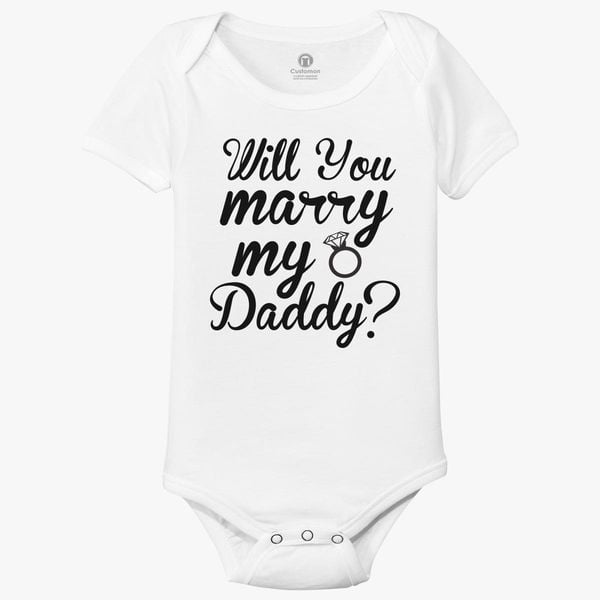 will you marry me onesie