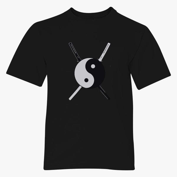 Yin Yang Dual Katana Youth T Shirt Customon - dual katana roblox