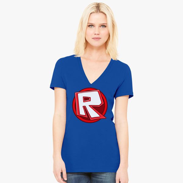 Roblox Women S V Neck T Shirt Customon - t shirt roblox capitan america