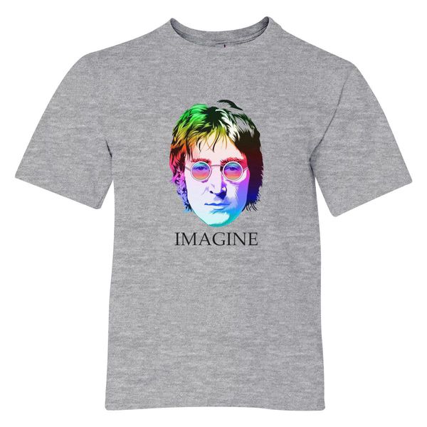 John Lennon Imagine Youth T-Shirt Gray / S