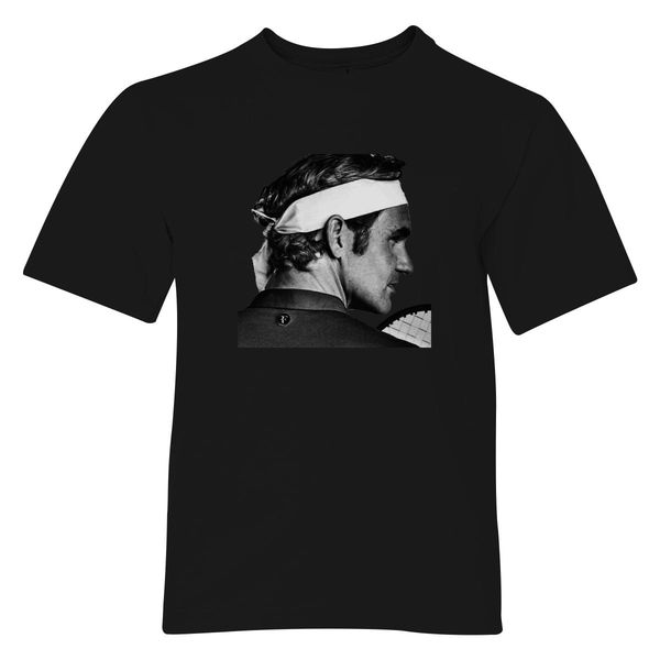 Roger Federer Youth T-Shirt Black / S