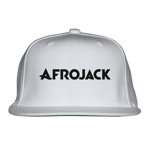 Afrojack Logo Snapback Hat White / One Size