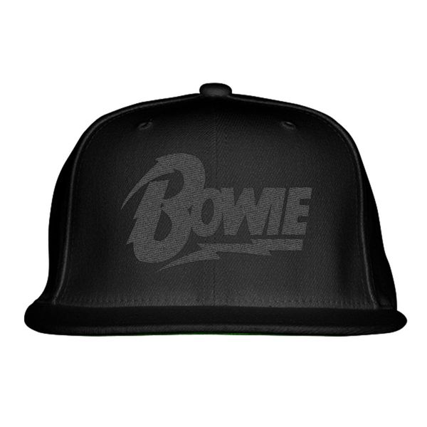 David Bowie Snapback Hat Black / One Size