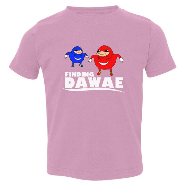 Uganda Knuckles Finding Dawae Toddler T-Shirt Light Pink / 3T