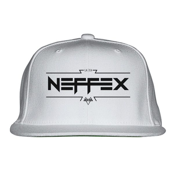 Neffex Logo Snapback Hat White / One Size
