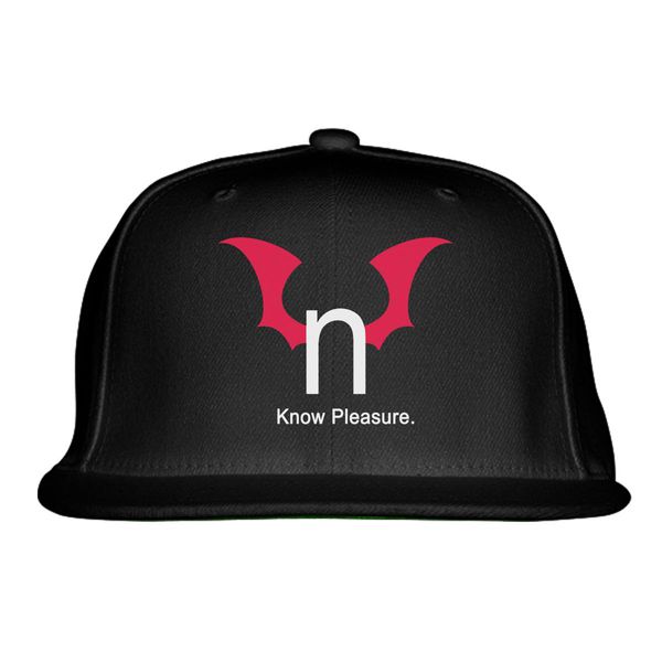 N Hentai Logo Know Pleasure Snapback Hat Black / One Size