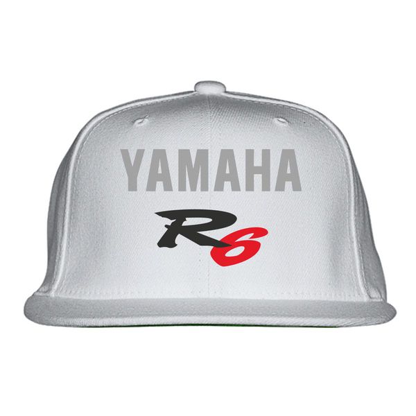 Yamaha R6 Logo Snapback Hat White / One Size