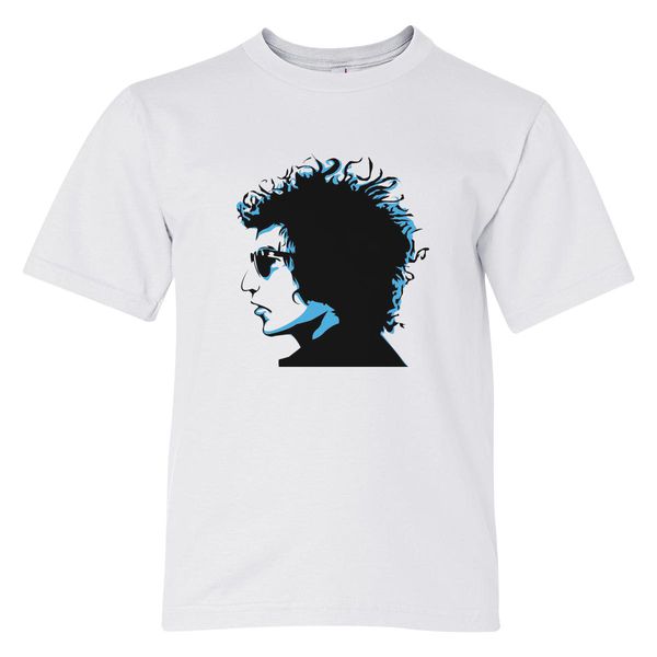 Bob Dylan Youth T-Shirt White / S