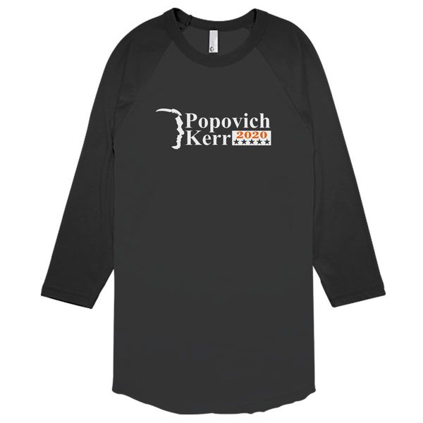 Popovich Kerr 2020 Baseball T-Shirt Black / S