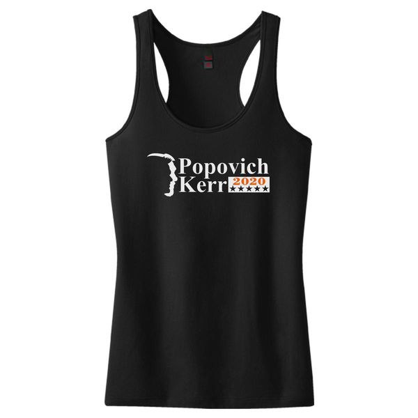 Popovich Kerr 2020 Women&#039;s Racerback Tank Top Black / S