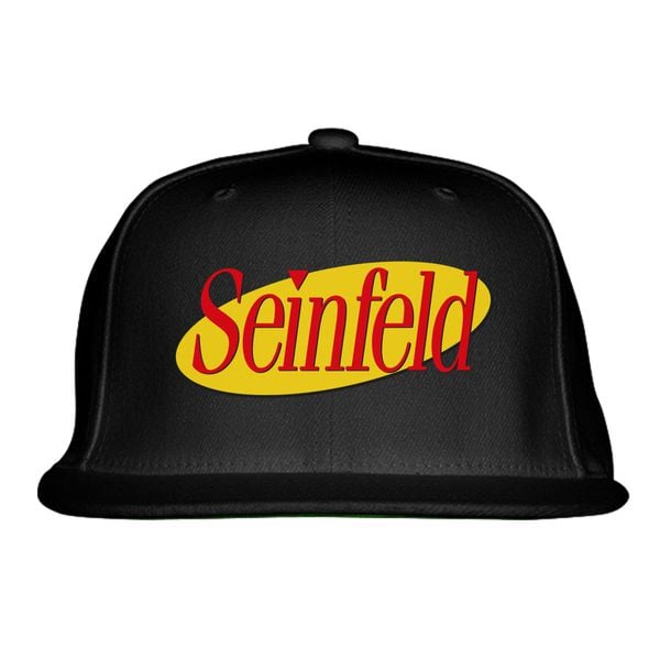 Seinfeld Logo Snapback Hat Black / One Size