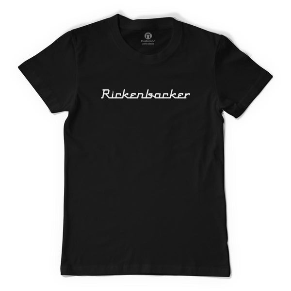 Rickenbacker Logo Men&#039;s T-Shirt Black / S