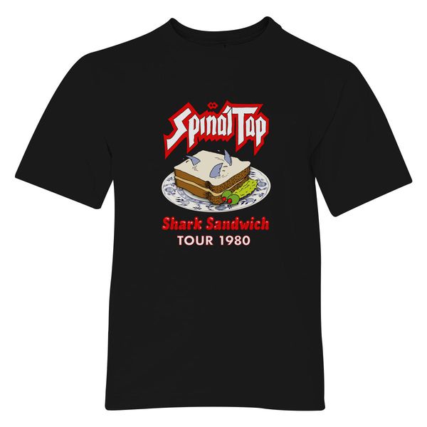 Spinal Tap - Shark Sandwich Tour 1980 Youth T-Shirt Black / S