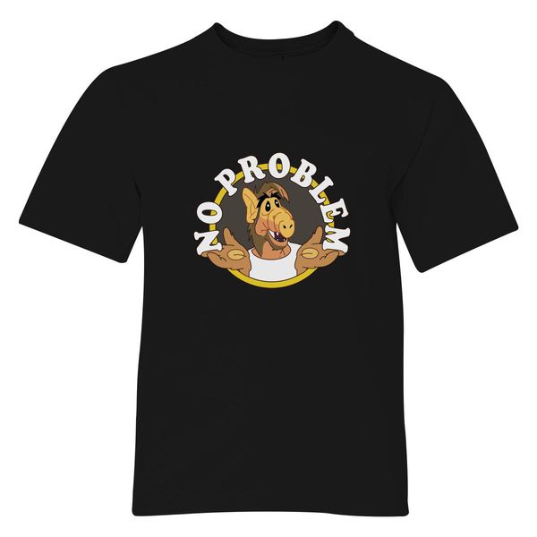 Alf No Problem Youth T-Shirt Black / S
